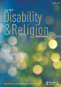 Cover image of Journal of Disability and Religion