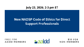 AAIDD July Webinar